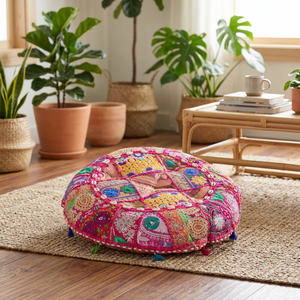 หมอนอิงปักโบฮีเมียนหลากสี gaddi สำหรับบ้านโรงแรมหรือโรงพยาบาล - Product Image 2