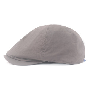 Ivy Hat Unisex Solid Color Breathable Foldable Sun Protection Cap Gray Navy Blue Beige Black - Product Image 3