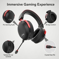 Auriculares Inalámbricos para Juegos OEM ODM, Sobre la Oreja, RGB, Cancelación de Ruido, Controlador Dinámico, Baja Latencia, Más de 20 Horas de Reproducción