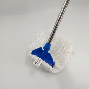 Cabezal de mopa húmeda HaoYu de fibra de poliéster rectangular recargable para limpieza de pisos - Product Image 3