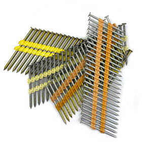 مسامير برايت مجلفنة HDG ميكانيكية مجلفنة 21 درجة من البلاستيك تأطئة الأظافر - Product Image 5