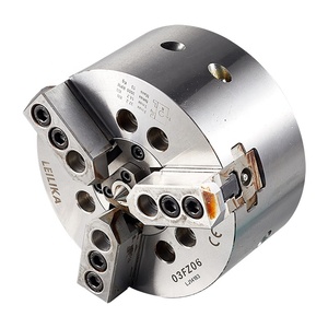 Máquina de torno <span class=keywords><strong>CNC</strong></span> tipo eje de mandril de potencia hidráulica sólida flotante de empuje directo Radial de 6 pulgadas de 3 mordazas del fabricante LEILIKA - Product Image 5