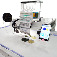 Nouvelle machine à broder informatisée Gensen Dahao A15 haute précision 1600x800mm avec moteur à cap pour la broderie de perles, de cordon et de paillettes à usage domestique