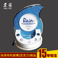 Présentoir acrylique pmma de comptoir d'éclairage led personnalisé d'usine pour vibrateur gode jouets sexuels présentoir acrylique