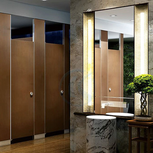 Mật Độ Cao 12 Mm Gỗ Không Thấm Nước Hạt HPL Phenolic Nhỏ Gọn Bảng Điều Khiển Hội Đồng Quản Trị Cho Nhà Vệ Sinh Phân Vùng - Product Image 6