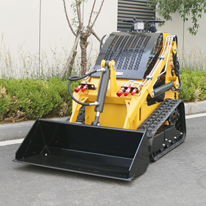 Mini-chargeuse compacte sur chenilles 4x4, homologuée EPA, avec grappin, haute efficacité pour travaux de chantier, petite taille - Product Image 2