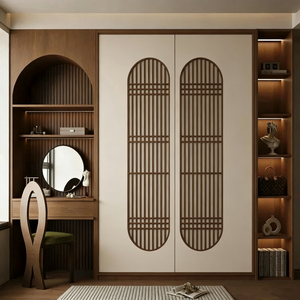 Usine spécialisée dans la personnalisation de placards de rangement avec grilles de style antique et armoires décoratives avec coiffeuses - Product Image 2