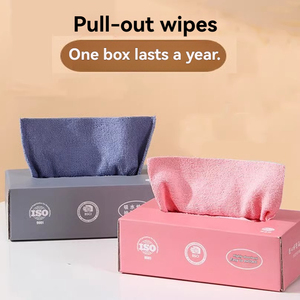 Shaohua Microfiber Cleaning <strong>Cloths</strong> Reusable Water-absorbent <strong>Kitchen</strong> Towel Boxed <strong>Kitchen</strong> <strong>Cloth</strong> for Home <strong>Kitchen</strong> Car Dry Wet Use - Product Image 1