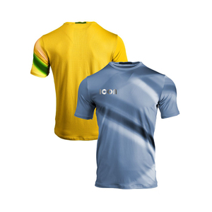 Fabriqué en Chine approvisionnement direct 90% polyester sport tricot t-shirt formation t-shirt pour hommes exercice - Product Image 3