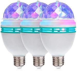 360 rotación Rgb Led Crystal Magic Ball bombilla 3W lámpara colorida Disco <span class=keywords><strong>Disko</strong></span> bombilla giratoria Luz de escenario - Product Image 1