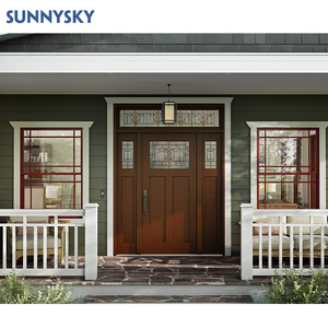 Sunnysky bên ngoài nhà kính hiện đại chèn lối vào chính phía trước thiết kế cửa - Product Image 3