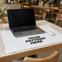 IDeskMat, Fabricante Directo, Alfombrilla de Ratón Personalizada con Borde Cosido sin Costuras, Equilibrio entre Velocidad y Control, para Estaciones de Trabajo de Empleados