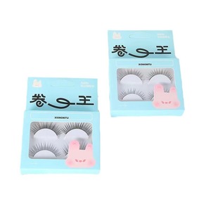 Pestañas postizas XIONGNTU, rizos naturales, 3D, esponjosas, gruesas, de fibra sintética, herramientas de maquillaje para mujeres - Product Image 4