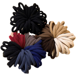 เชือกมัด<span class=keywords><strong>ผม</strong></span>แบบยืดหยุ่นทำจากโพลีเอสเตอร์มัดผม20รูตแบบไร้รอยต่อ - Product Image 3