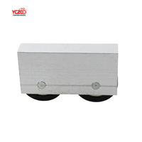 Garrucha-R-22 de doble rueda, accesorio utilizado para ventana de aluminio