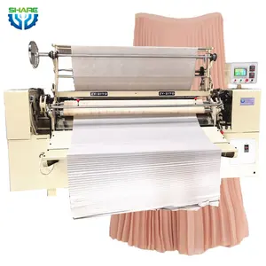 Kullanılan 3 boyutlu Srzj-416 pilili güneşlikler etek Pleats yapma makinesi Srzj-217 tekstil kumaş kumaş bıçak Pleating makinesi