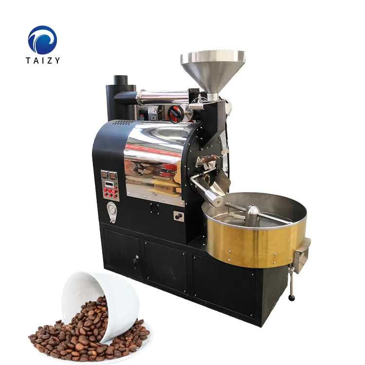 Riscaldamento elettrico a Gas 6 KG 10 KG 20 KG tamburo chicco di caffè torrefazione macchina per la torrefazione di chicchi di caffè