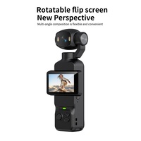 Caméra Vlog WiFi 4K étanche IPX4 avec écran rotatif à 90°, objectif inclinable à 180°, prise de vue multi-angle et station de charge pour le sport (vente en gros)