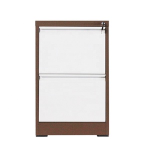 Factory price 2 drawer coffee white document cabinet office furniture storage small steel waterproof drawer cabinet