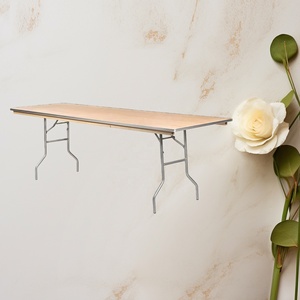 Table pliante moderne en contreplaqué avec panneau décoratif pour usage en entrepôt - Product Image 6