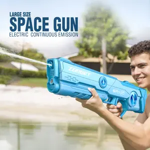 Hot Selling Children's Automatic Water Spray Gun Large Capacity Continuous Flashing Water Grabbing Interactive Toy Gun