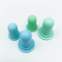 Différentes tailles et couleurs tétine ampoules en caoutchouc de silicone pour bouteilles bouchon compte-gouttes