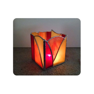 Thiết Kế Trừu Tượng Kính Màu Giữ Nến Treo Thủ Công Kính Màu Tác Phẩm Nghệ Thuật - Product Image 6