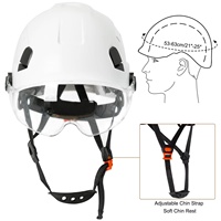 Casque de sécurité industriel réglable en ABS, type I classe C, norme ANSI ISEA Z89.1 2014, casque de chantier
