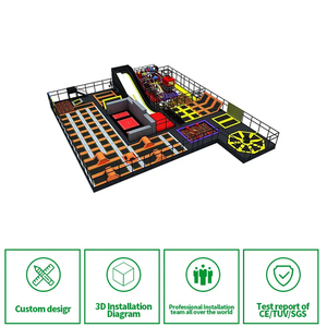 Leading Brilliant Indoor Playground Soft Play Equipment Set for Kids Commercial Children's Playground with <b>Trampoline</b> and Slide - Product Image 3