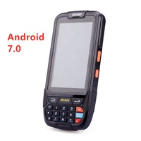 4G Wifi BT portátil inalámbrico Android terminal de datos 2d código qr escáner de código de barras de mano PDA