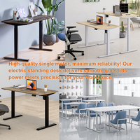 Tables intelligentes à moteur unique, bureau électrique ergonomique à hauteur réglable avec système de contrôle, vente à chaud