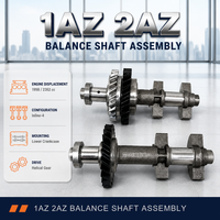 Ensemble d'arbres d'équilibrage 1AZ 2AZ pour Toyota Camry RAV4 2.0L 2.4L 4 cylindres en ligne, entraînement par engrenages hélicoïdaux du carter inférieur