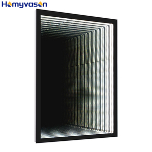 2023 thiết kế mới Đèn Led Chiếu Sáng Cảm giác tùy chỉnh tường LED vô cực gương đường hầm - Product Image 6