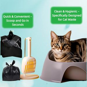 Bolsas de Basura Negras Pequeñas Huamaohengchun con Asas, Ideales para Excrementos de Perros y Gatos, Bolsas de Basura para Coche - Product Image 5