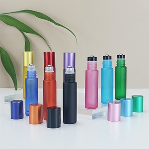 Oferta Especial: Botella de Vidrio de 10 ml con Rodillo para Perfume, Aceite Esencial, Botella de Vidrio Esmerilado con Bola Rodante - Product Image 6