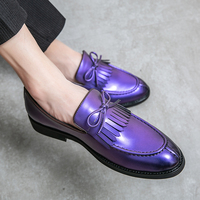 Neue Trendige Herren Slip-on Formelle Anzugschuhe Party-Stil Verschleißfeste Spitze Bräutigam Hochzeitsschuhe