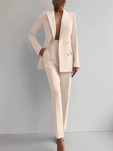 2024 da donna abito primavera moda Casual pendolare semplice abito da lavoro comodo donna - Product Image 6