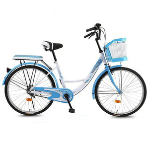 Bicicleta Urbana Nueva <span class=keywords><strong>de</strong></span> 18/20/22 Pulgadas <span class=keywords><strong>de</strong></span> Una Velocidad para Mujer con Canasta, Bicicleta para Desplazamientos Urbanos para <span class=keywords><strong>Dama</strong></span> - Product Image 2