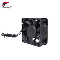 12V/24V 11000rpm PBT plastique étanche IP68 ventilateur de refroidissement à flux axial 60mm 60*60*25mm roulement à billes pour la maison et le restaurant
