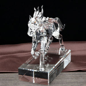 Новое 2023, Новое поступление, оптовая продажа, украшение для дома, китайский зодиак, лошадь, хрустальное ремесло - Product Image 6