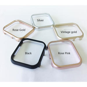 Cubierta protectora de aleación de aluminio y metal para <span class=keywords><strong>Apple</strong></span> <span class=keywords><strong>Watch</strong></span> Case Compatible con IWatch 11/10/9/8/7/6/5/<span class=keywords><strong>SE</strong></span> - Product Image 2