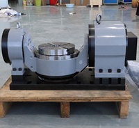 Plataforma Giratoria de Cinco Ejes con Ajuste a Cero, Mesa Rotatoria CNC de 5 Ejes