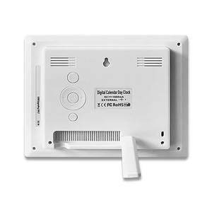 8-Inch AVI dijital fotoğraf yaşlı büyük yazı ev ekran elektronik takvim çalar saat MP3 tıp hatırlatma dayanıklı yapılmış - Product Image 5