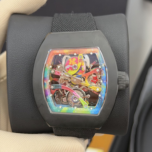 Montre Homme de Luxe Super Mouvement Mécanique en Fibre de Carbone Ultra-légère avec Cadran Haut de Gamme et Bracelet en Tissu - Product Image 1