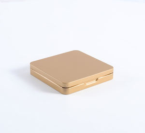 Прямоугольная металлическая жестяная коробка с шарнирным шарниром для многофункционального использования для хранения сигарет в пакетиках - Product Image 3