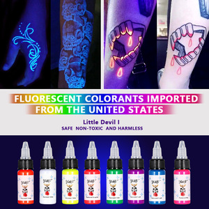Tinta de Tatuaje Tuffking Rosa Fluorescente 15ml, Tinta Profesional para Maquillaje Semipermanente - Product Image 5