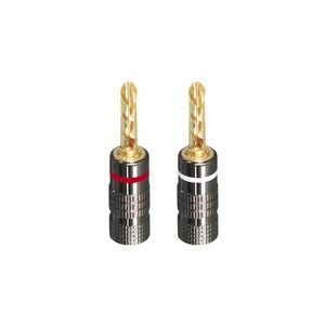 Connecteurs de câble de haut-parleur en laiton usinés CNC sur mesure, service d'usinage CNC de haute précision pour équipements audio - Product Image 5