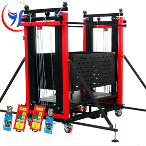 Charge de vente chaude 500kg jusqu'à 3 mètres ascenseur télécommande chariot de levage Mobile pliable petit échafaudage électrique - Product Image 1