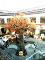 Arbre de simulation d'ingénierie à grande échelle personnalisable Real Touch, décoration de projet d'arbre artificiel, aménagement paysager de parc, restaurant