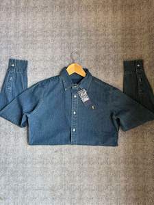 Camisa de Mezclilla de Seda de Alta Calidad, Escaneable, en Capas, Versátil, Estilo Clásico, Impermeable, para Uso Diario, Bordada, de Manga Larga para Hombre - Product Image 4